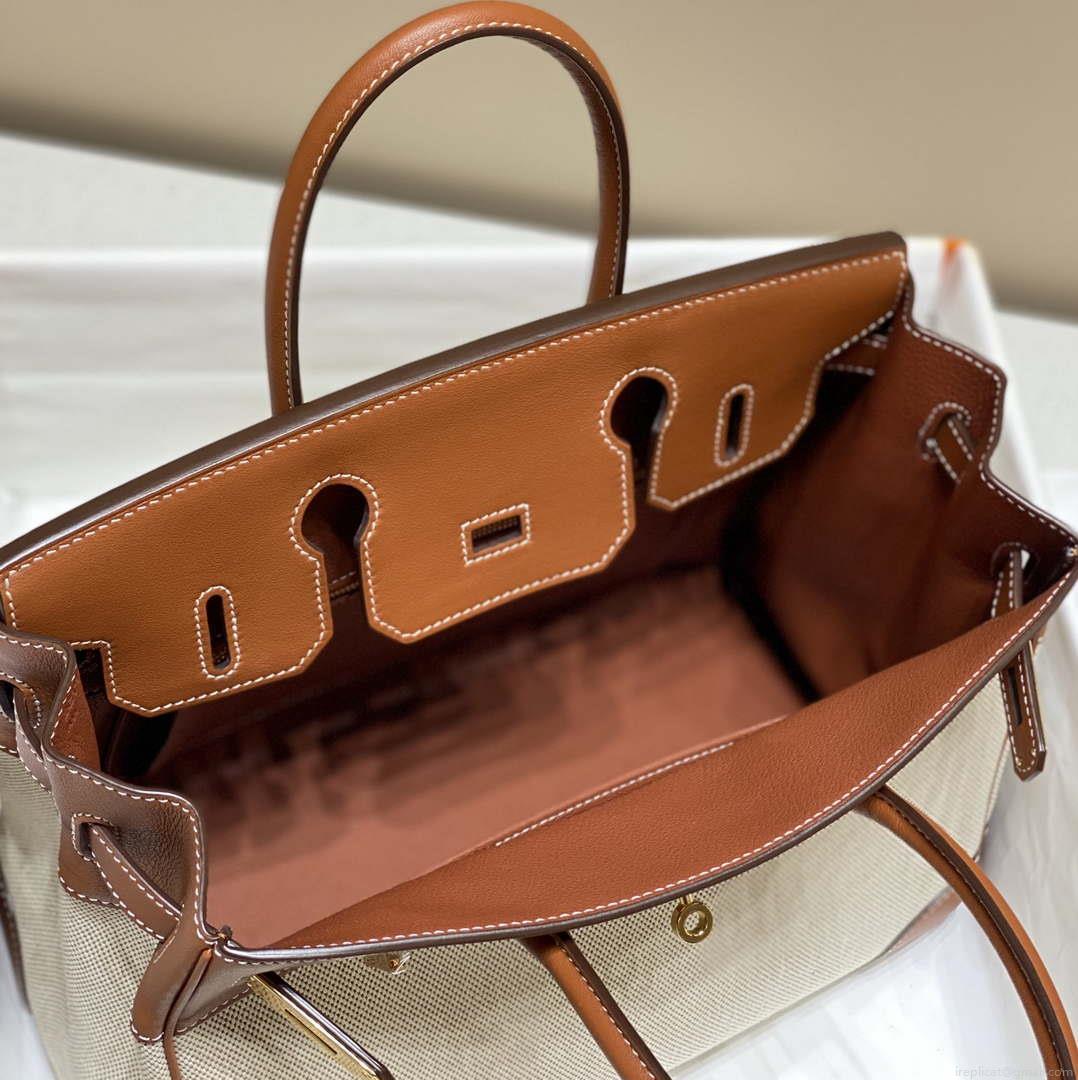 Hermes Birkin Tote Bag Swift leather with canvas 285903
