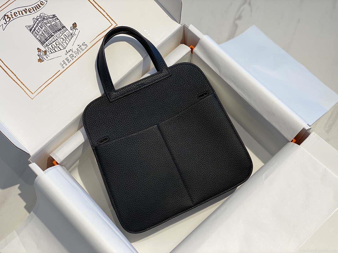 Hermes halzan clemence stamp B Gold H98810