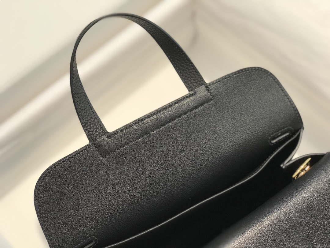 Hermes halzan clemence stamp B Gold H98810