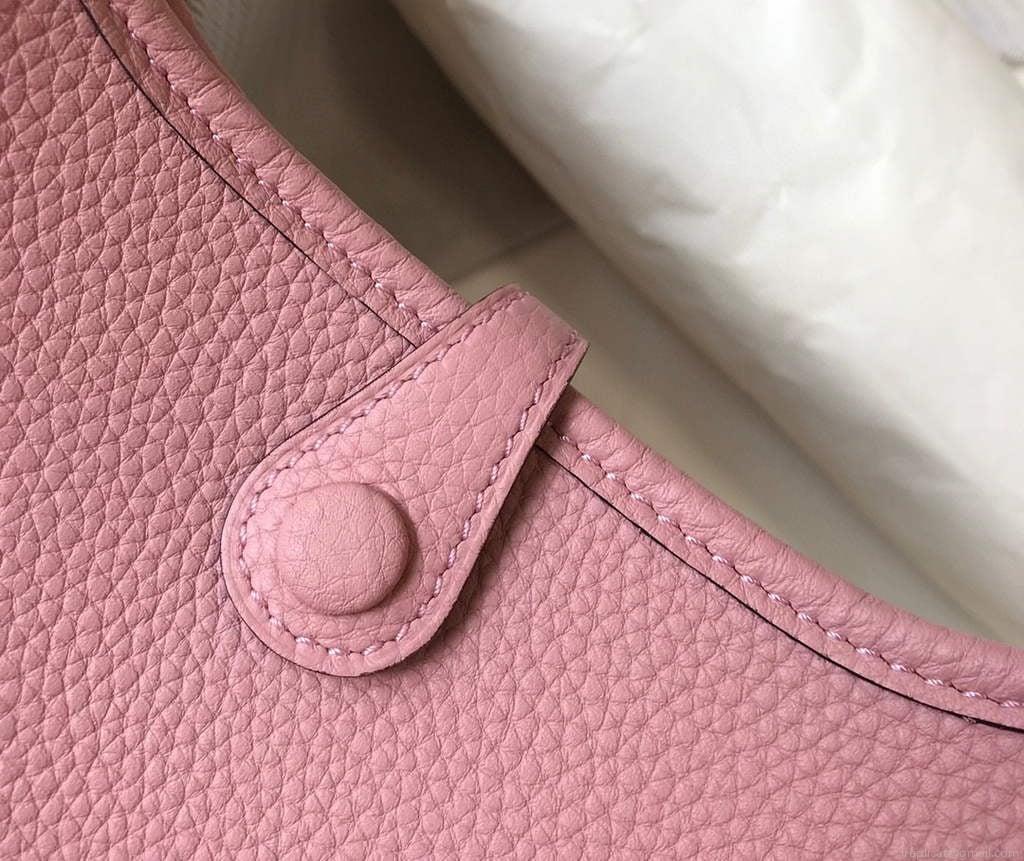 Hermes Evelyne Bag Designer Hermes Mini Crossbody Real Bag 20430 Pink
