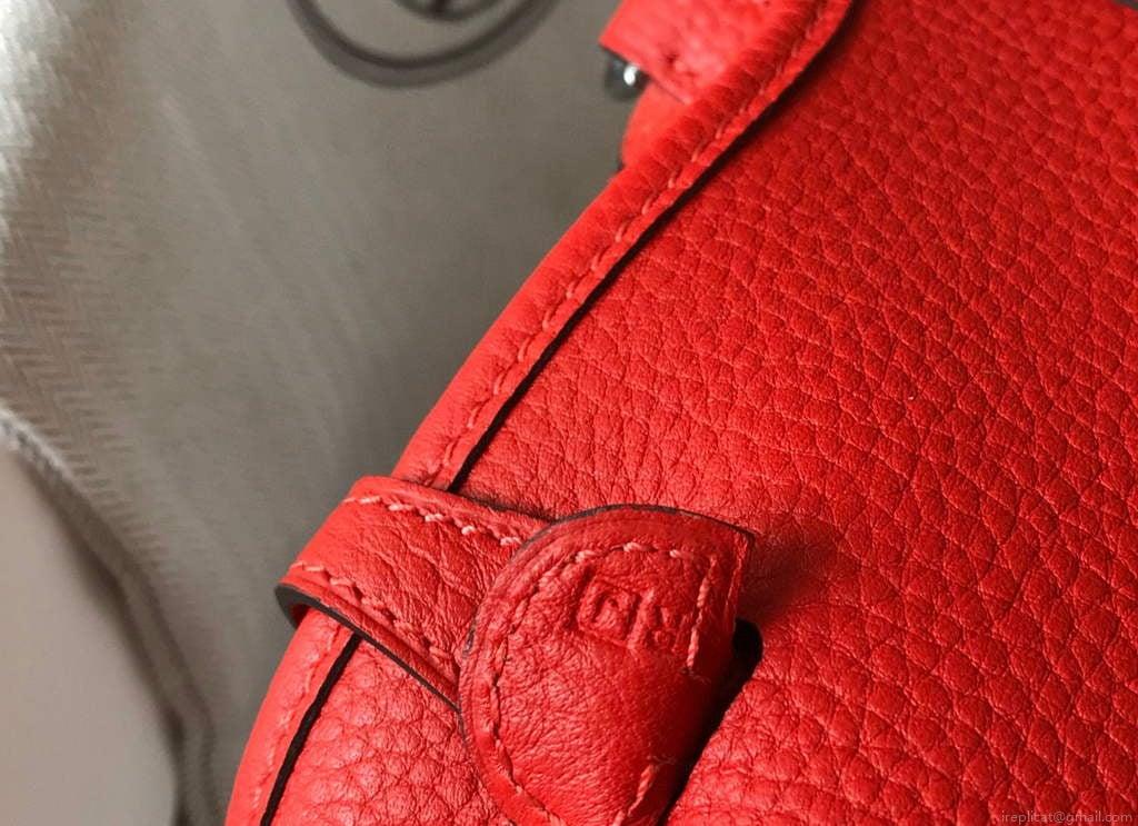 Hermes Evelyne Bag Designer Hermes Mini Crossbody Real Bag 20432 Red