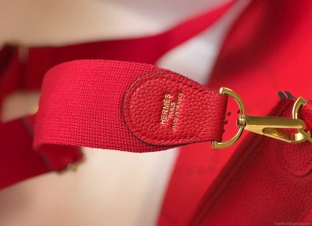 Hermes Evelyne III 29 bag Designer Hermes Shoulder Bag 203869 Red