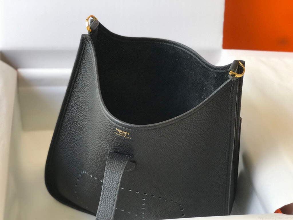 Hermes Evelyne III 29 bag Designer Hermes Shoulder Bag Black