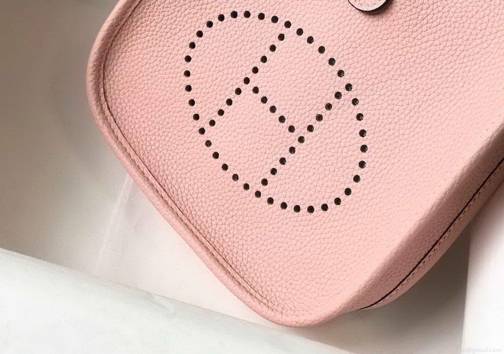Hermes Evelyne Bag Designer Hermes Mini Crossbody Bag 20380 Gold Pink