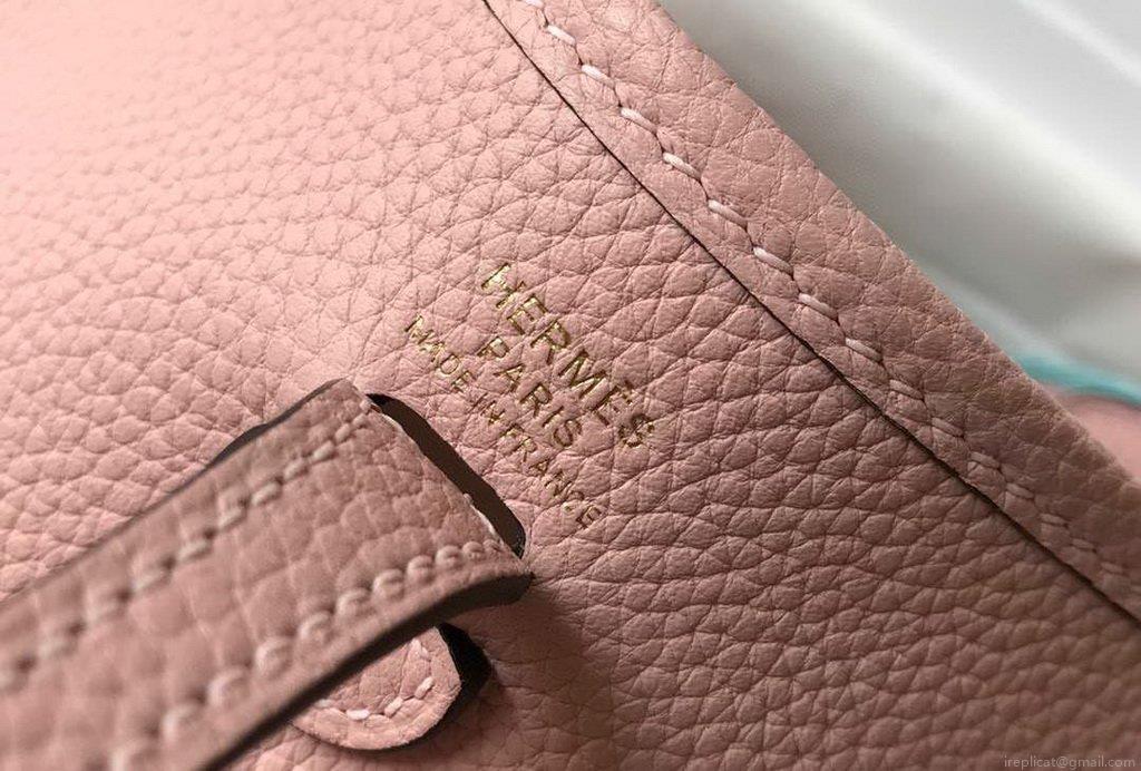 Hermes Evelyne Bag Designer Hermes Mini Crossbody Bag 20380 Gold Pink