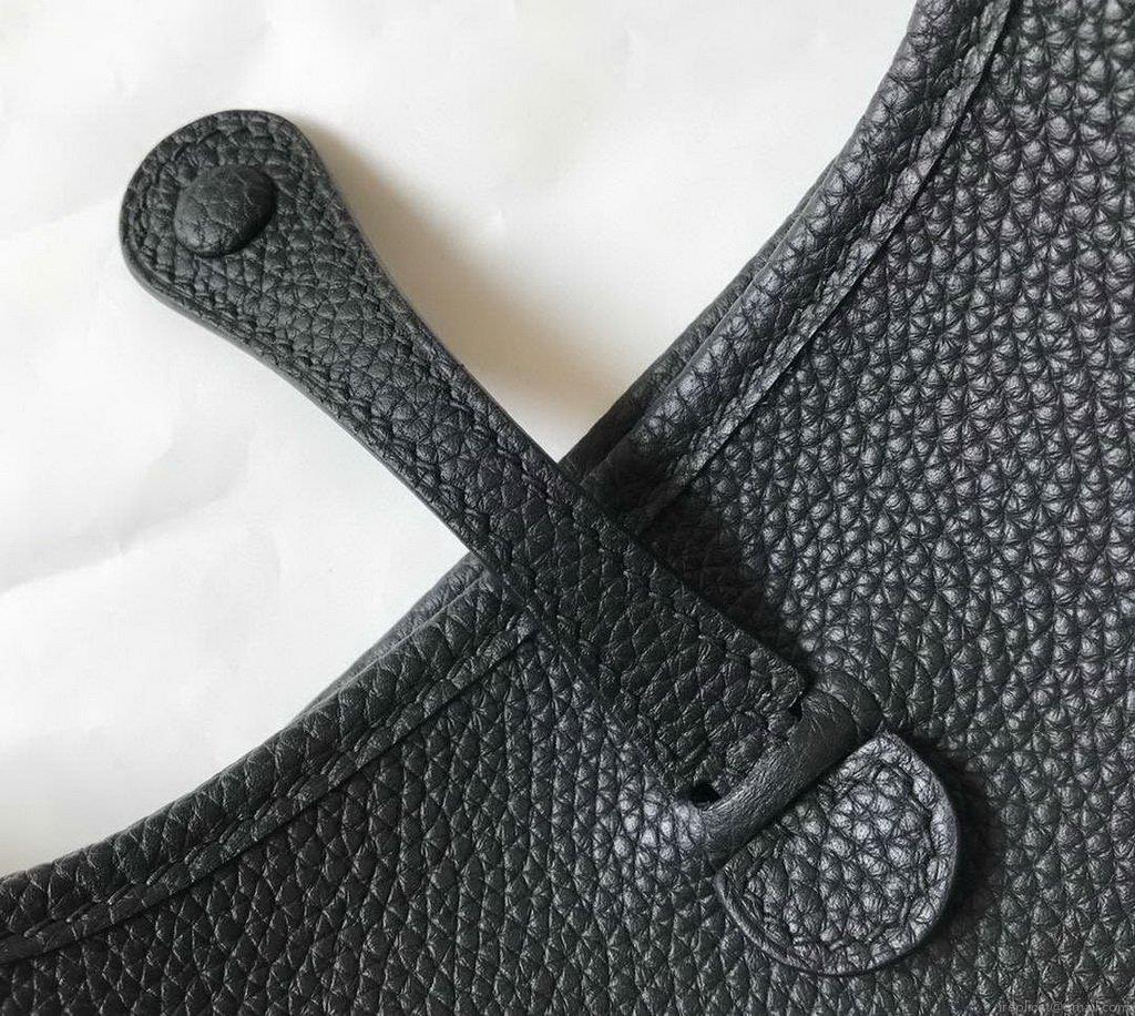 Hermes Evelyne Bag Designer Hermes Mini Crossbody Bag 20383 Gold Buckle Black