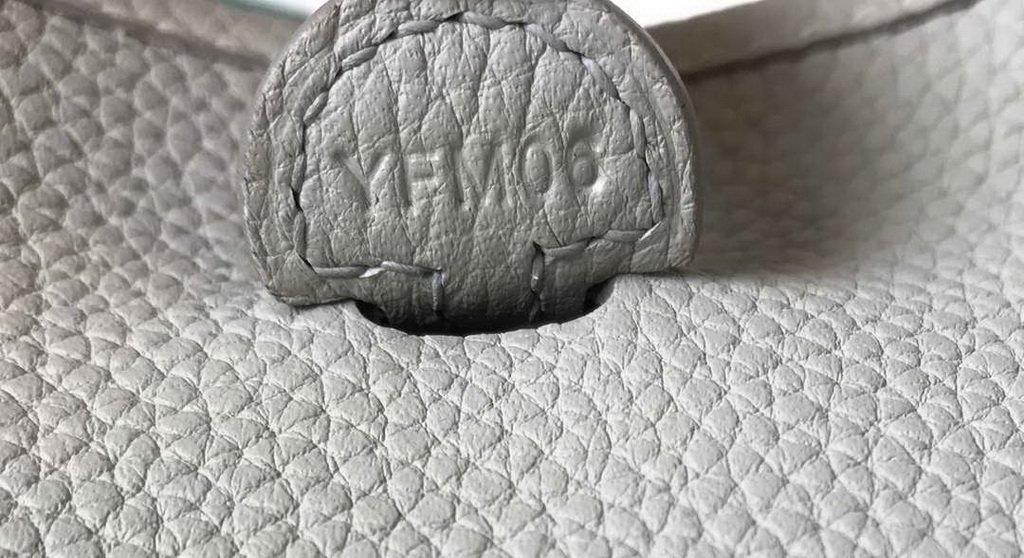 Hermes Evelyne Bag Designer Hermes Mini Crossbody Bag 20388 Gold Buckle Light Gray
