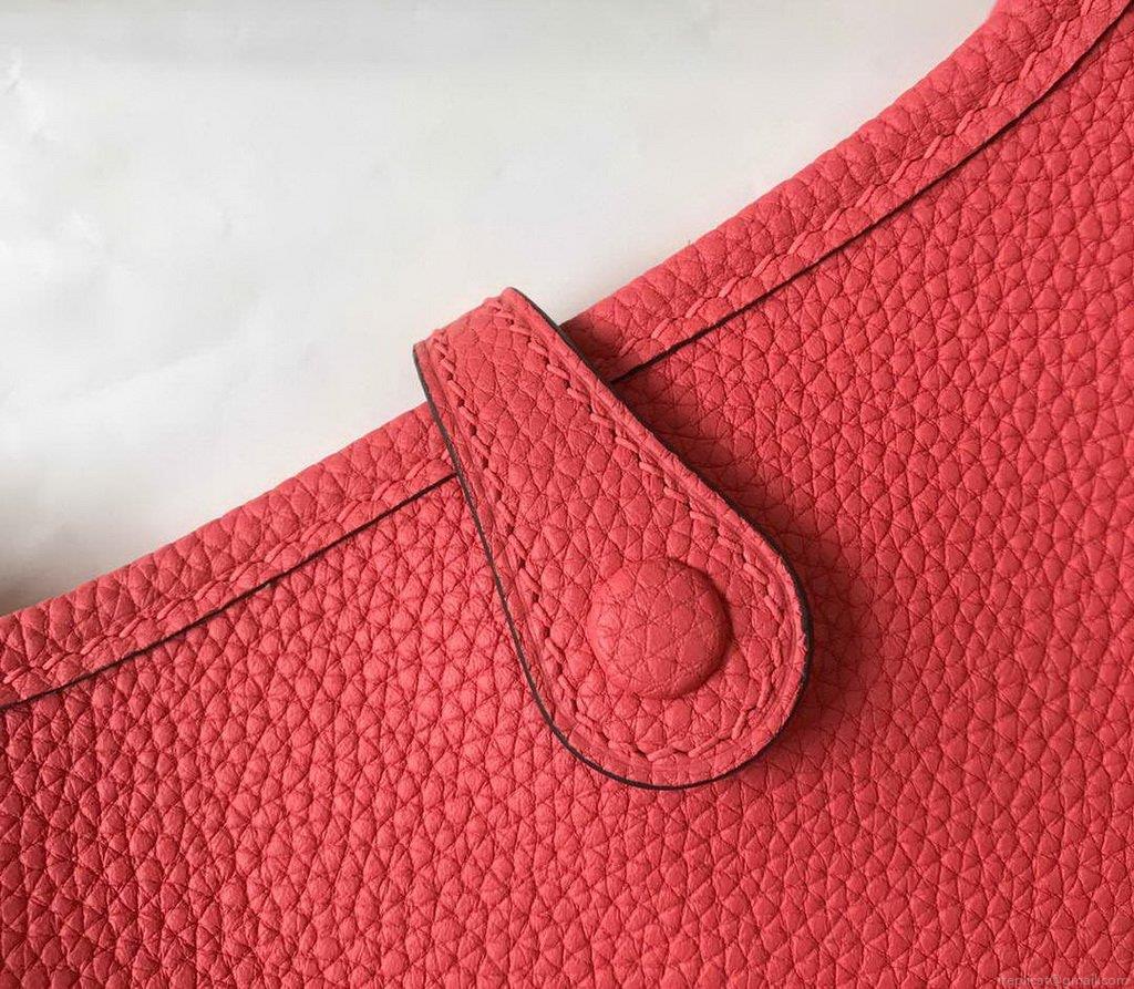 Hermes Evelyne Bag Designer Hermes Mini Crossbody Bag 20397 Gold Buckle Red