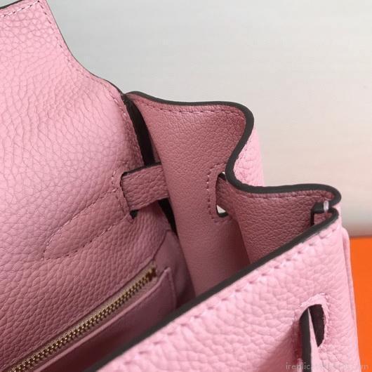 Hermes Kelly Danse 20306 Designer Tote Shoulder Strap Bag Pink