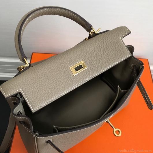 Hermes Kelly Danse 20315 Designer Tote Shoulder Strap Bag Apricot