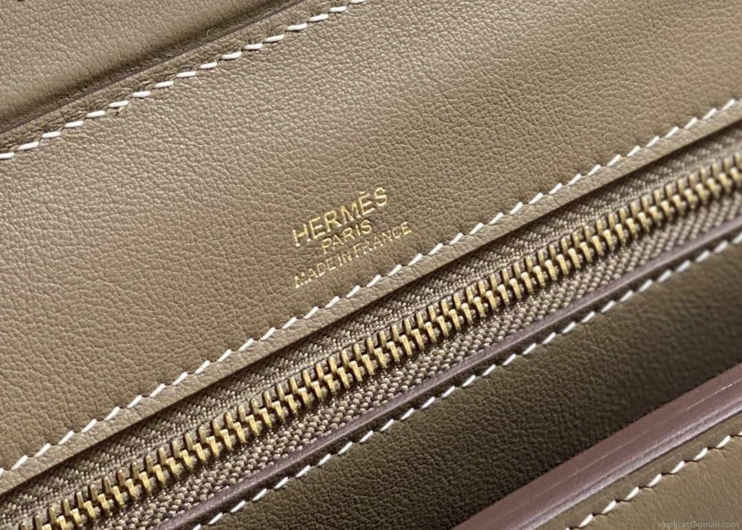 Hermes Mini Kelly 2424 Leather 21cm H230265 Elephant gray