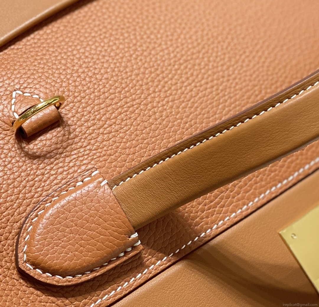 Hermes Kelly 2424 Leather 29cm H230267 Brown Shoulder bag