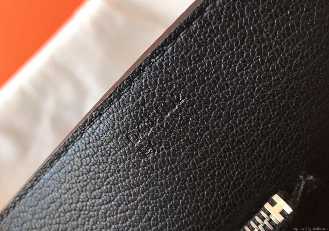 Hermes H074774CK37 Steve light messenger bag 34cm Black