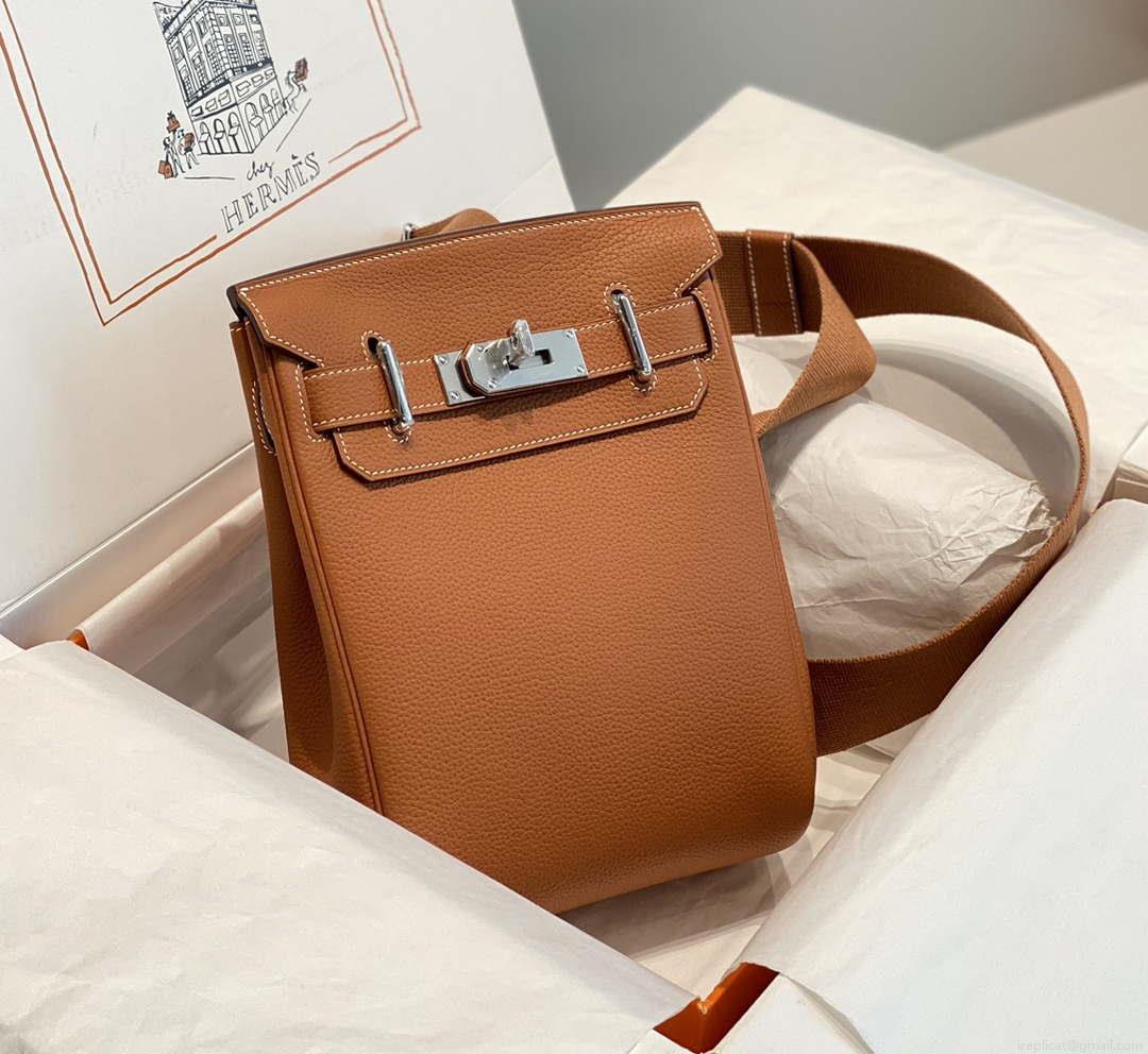 Hermes H083591CK89 Hac a Dos GM backpack Orange