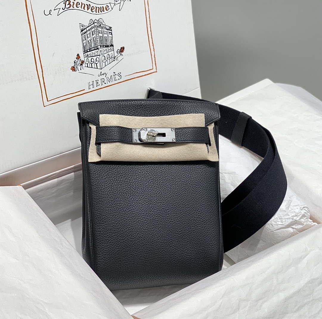 Hermes H083591CK89 Hac a Dos GM backpack Black