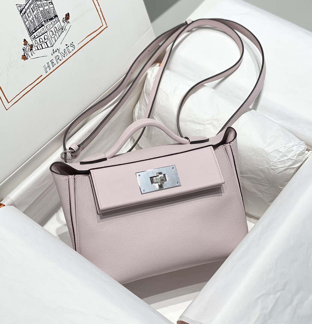 Hermes Mini 2424 Leather 21cm H230263 fantasy Purple