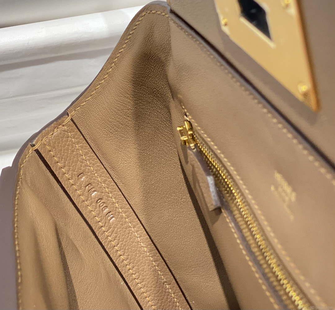 Hermes Mini 2424 Leather 21cm H230263 Weimaraner color
