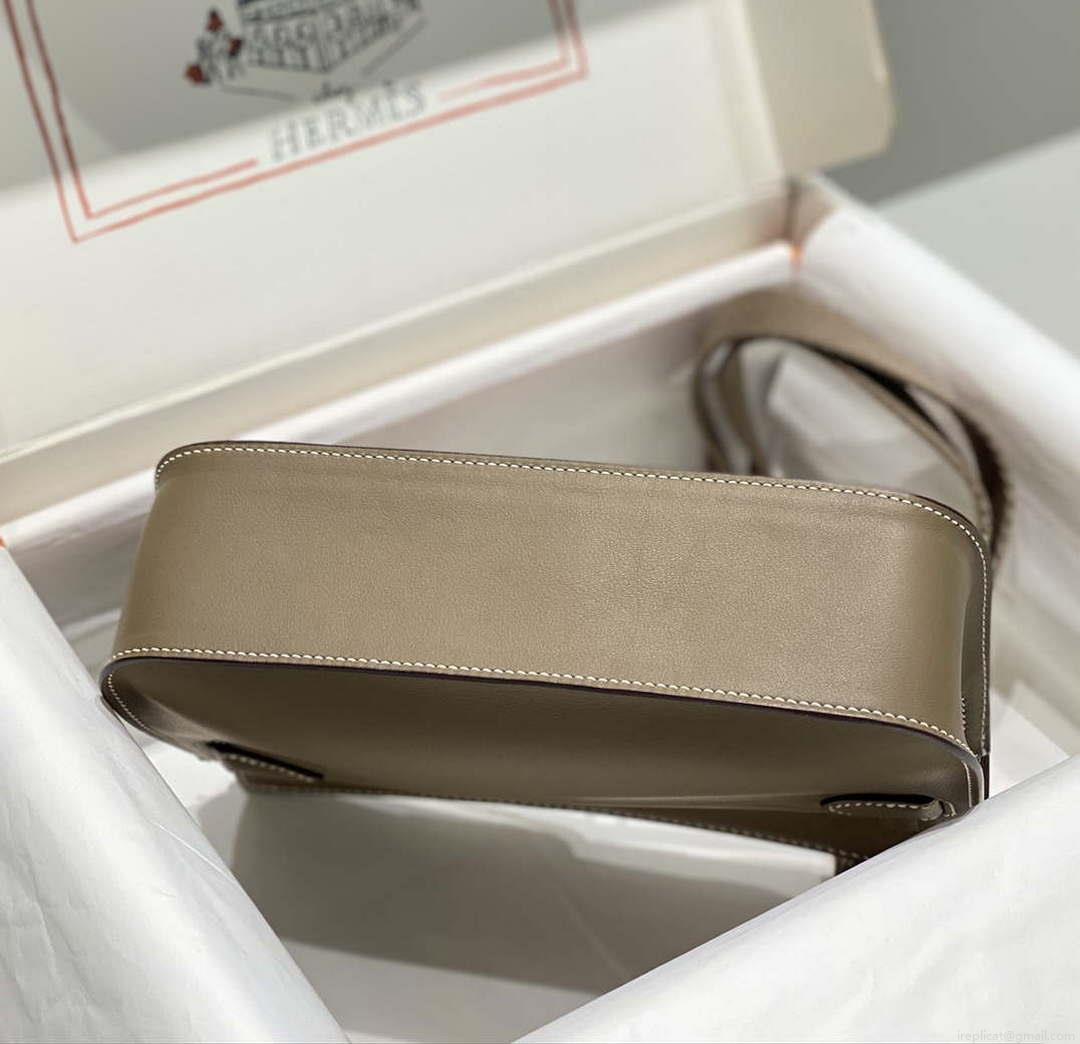 Hermes 316413 Jyspiere Leather Hermes bags Elephant gray H900912