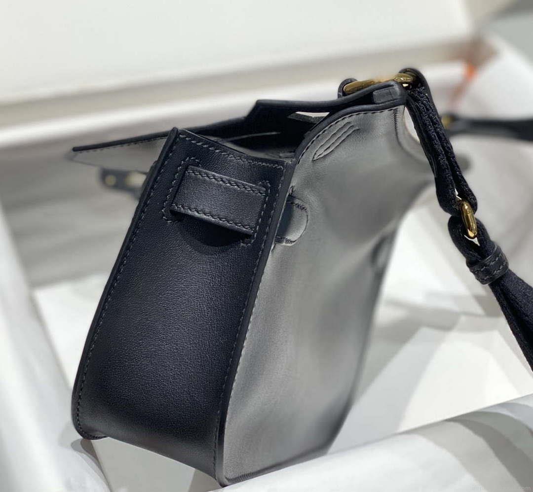 Hermes 316413 Jyspiere Leather Hermes bags Black H900914