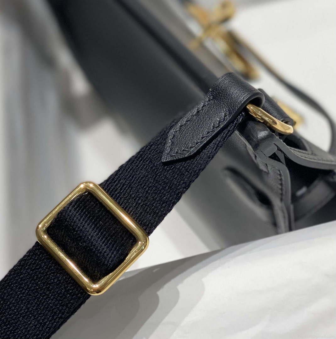 Hermes 316413 Jyspiere Leather Hermes bags Black H900914
