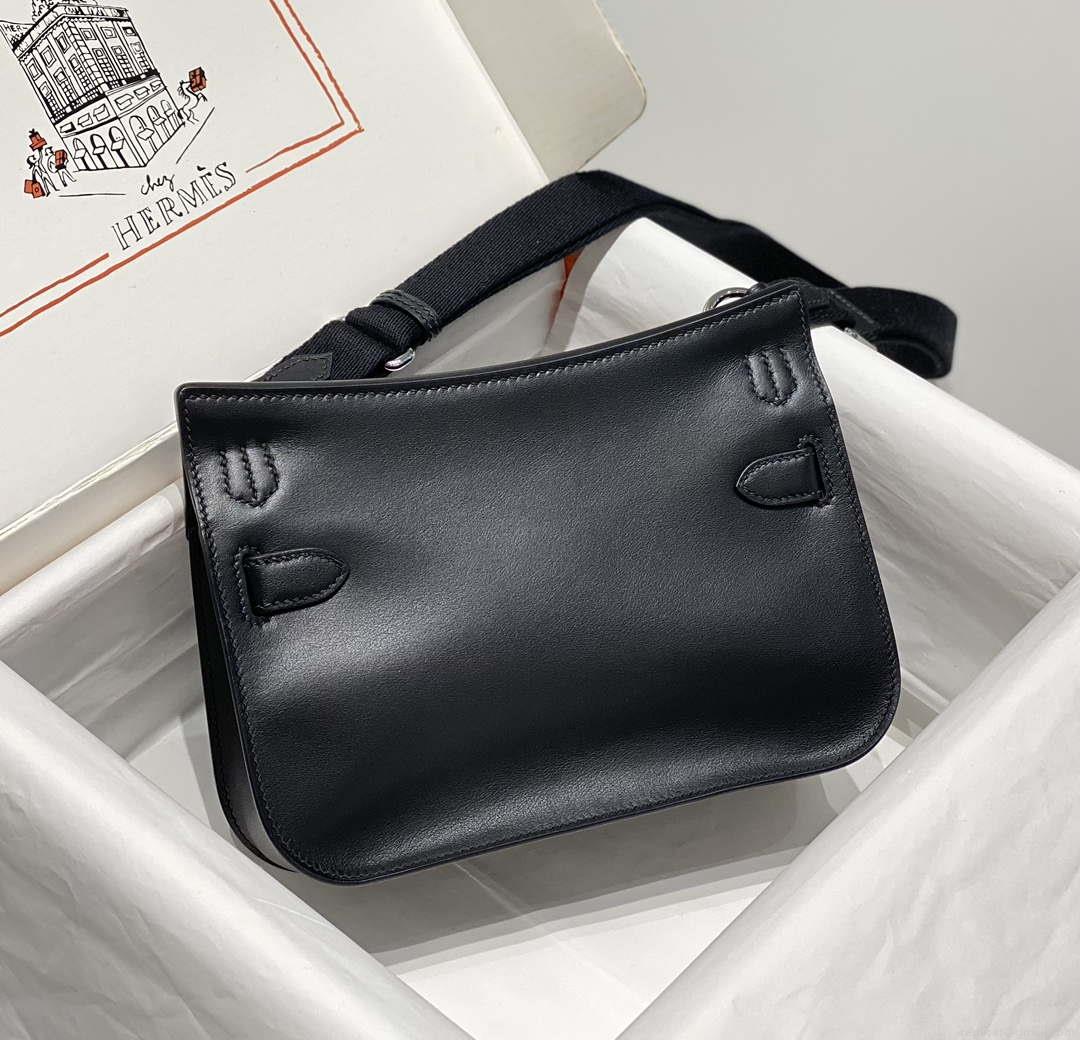 Hermes 316413 Jyspiere Leather Hermes bags Black H900915