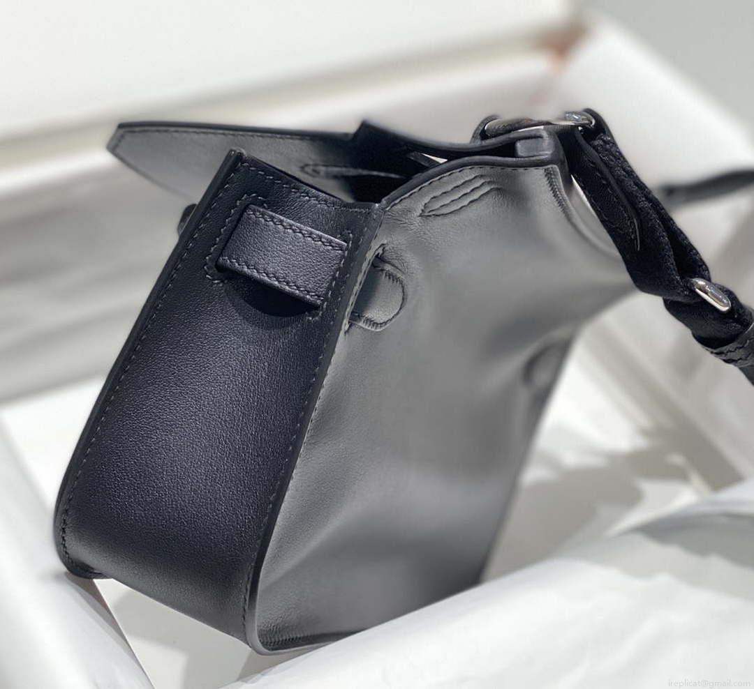 Hermes 316413 Jyspiere Leather Hermes bags Black H900915