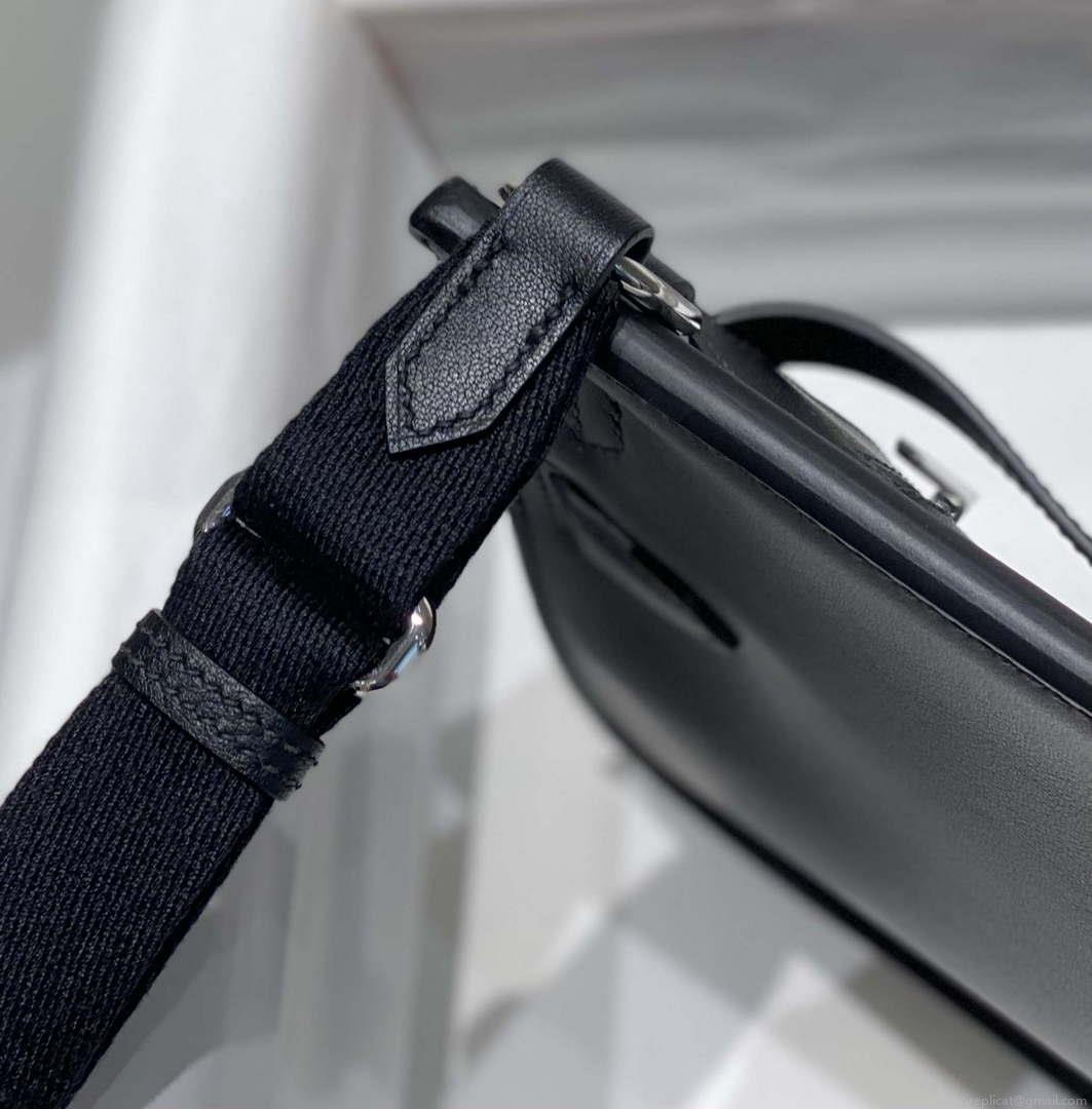Hermes 316413 Jyspiere Leather Hermes bags Black H900915