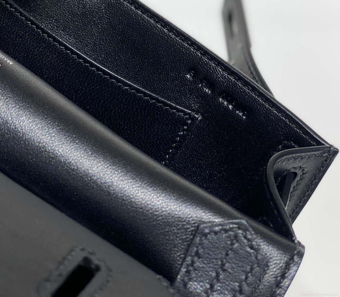 Hermes 316413 Jyspiere Leather Hermes bags Black H900915