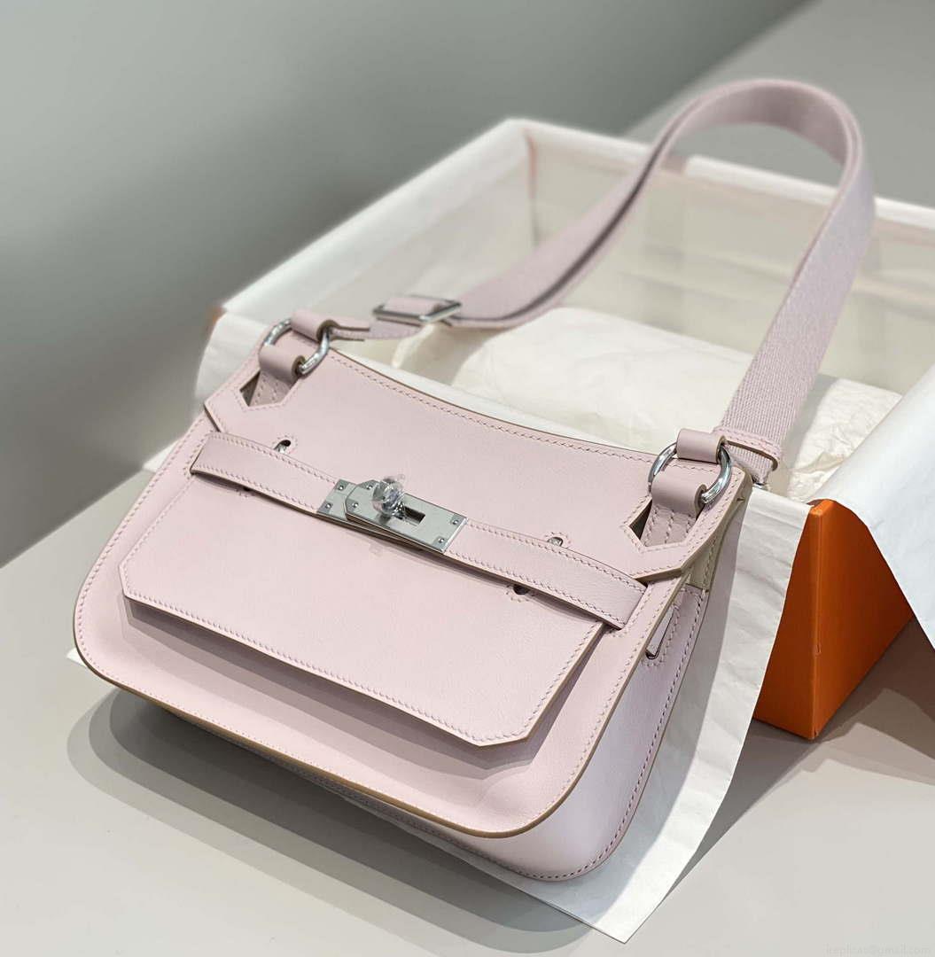 Hermes 316413 Jyspiere Leather Hermes bags Pink H900916