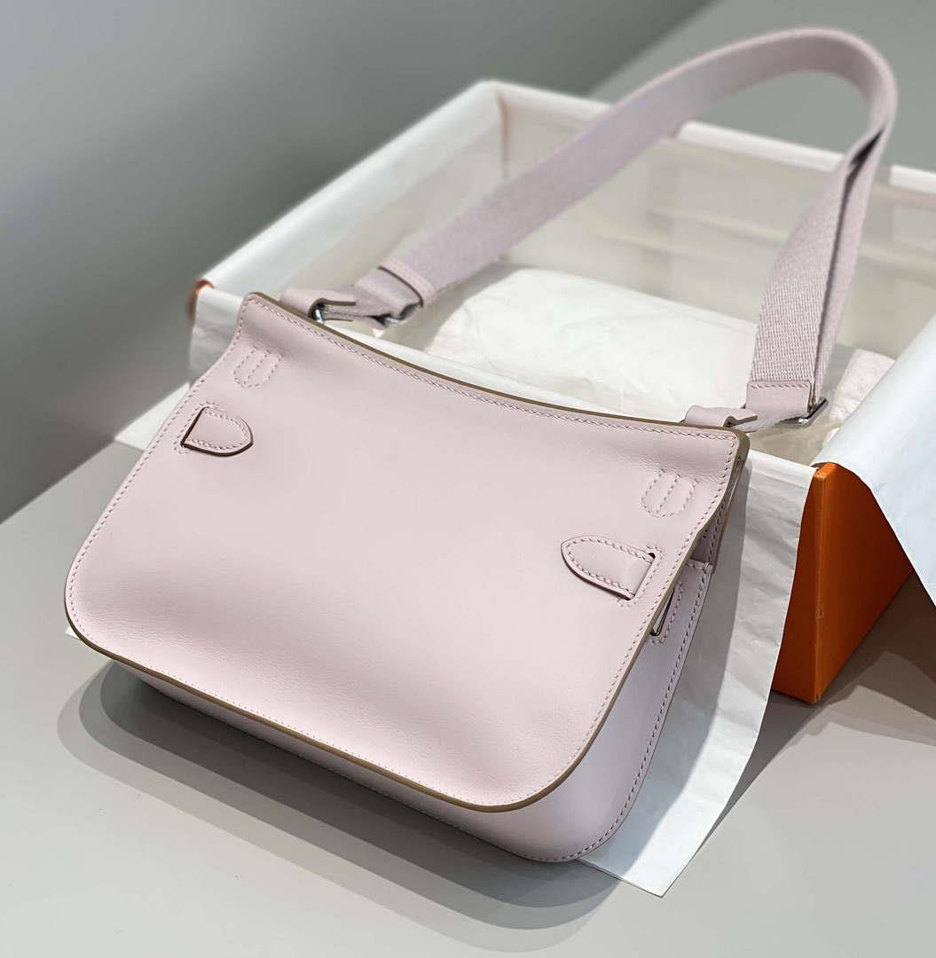 Hermes 316413 Jyspiere Leather Hermes bags Pink H900916