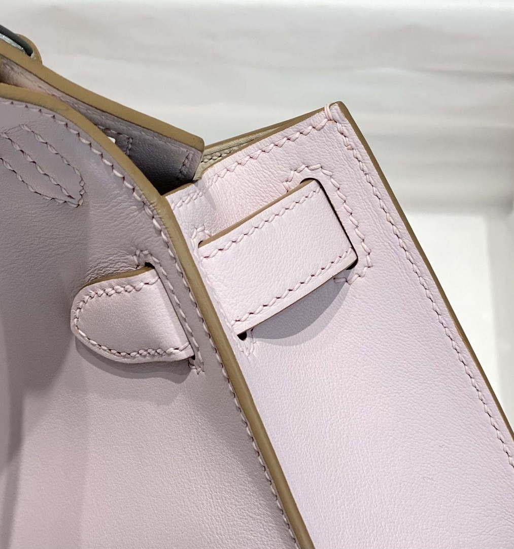 Hermes 316413 Jyspiere Leather Hermes bags Pink H900916