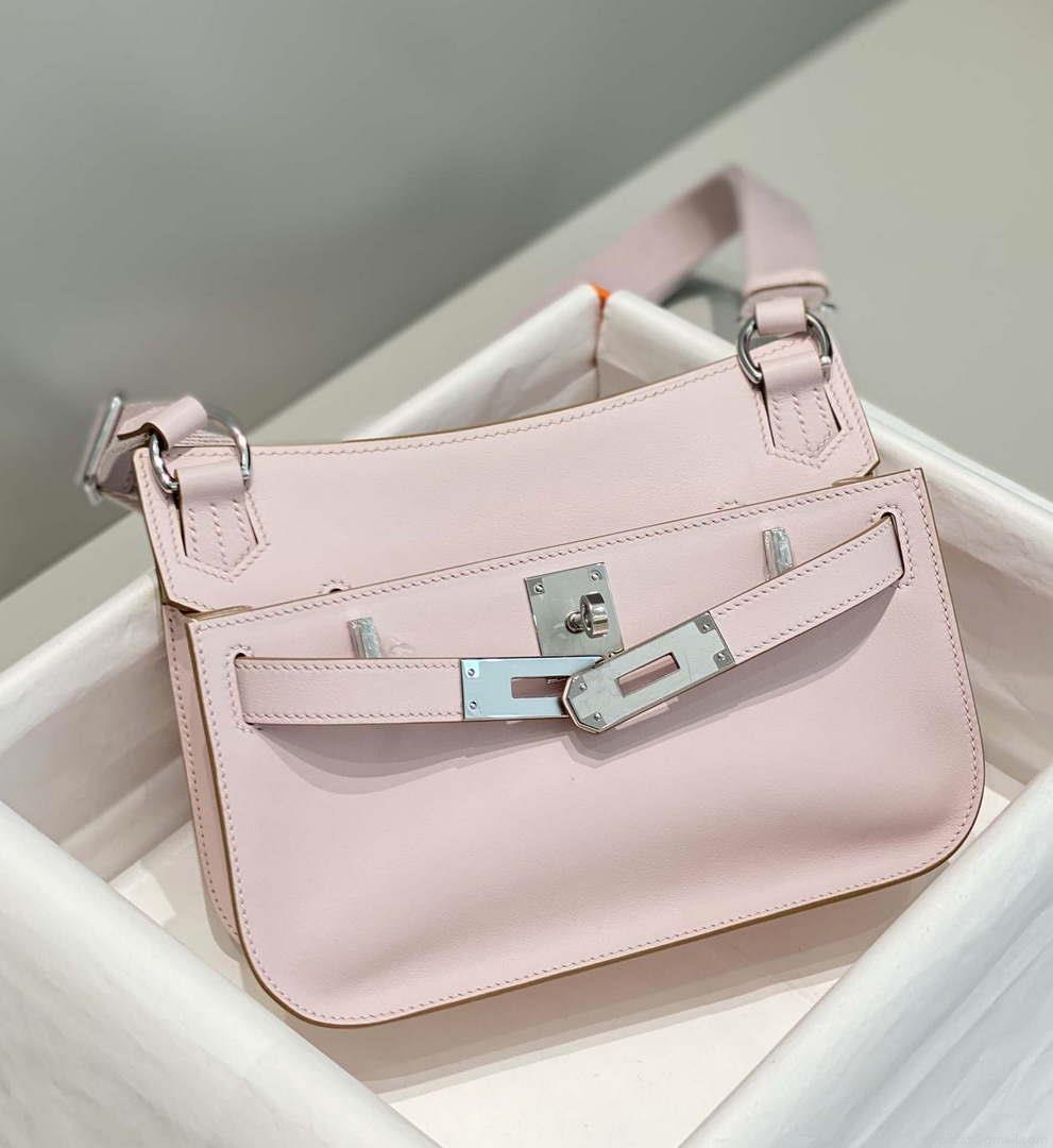 Hermes 316413 Jyspiere Leather Hermes bags Pink H900916