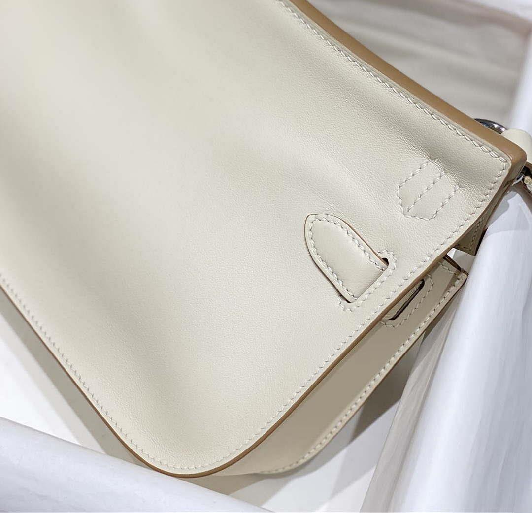Hermes 316413 Jyspiere Leather Hermes bags White H900917