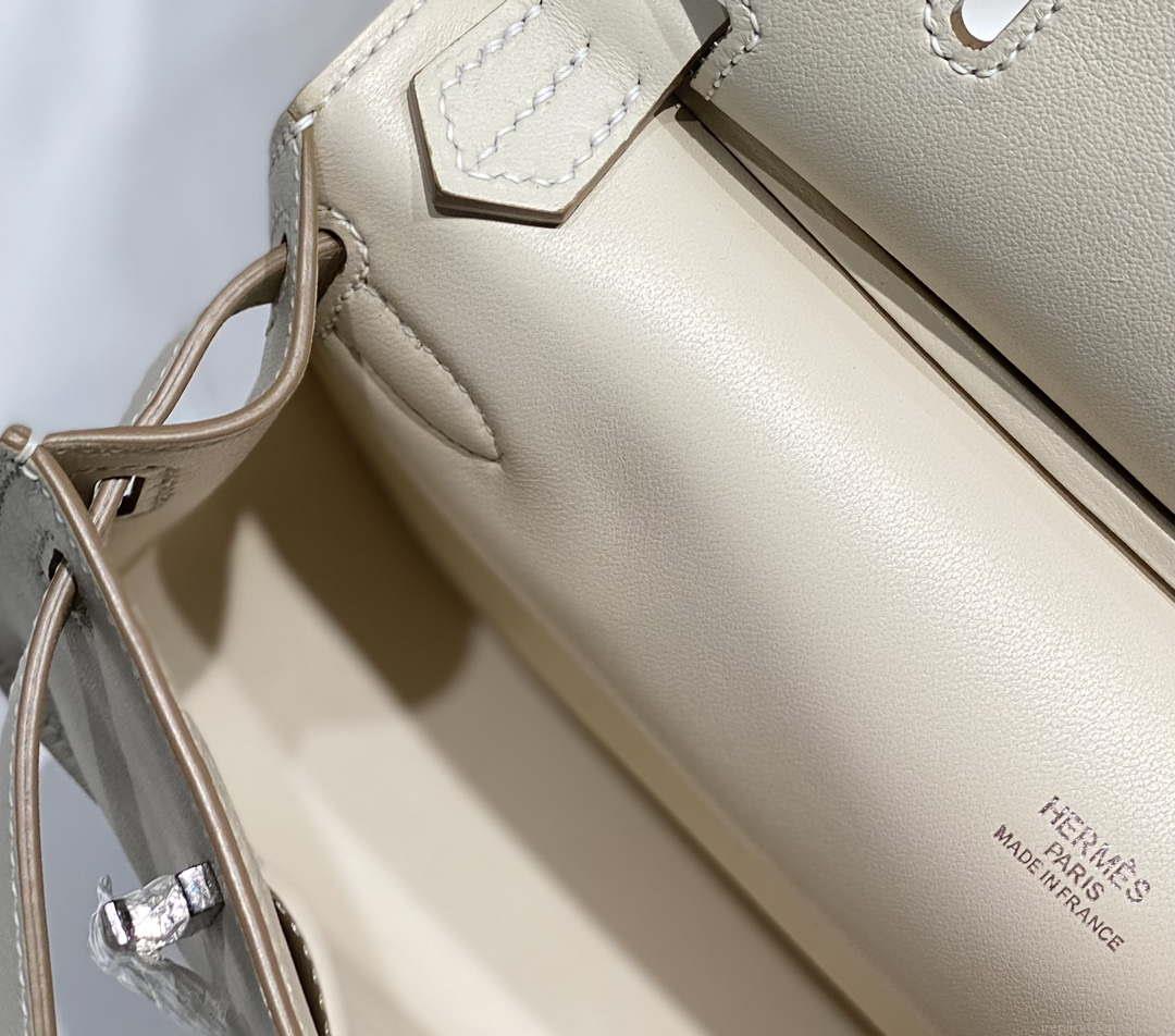 Hermes 316413 Jyspiere Leather Hermes bags White H900917