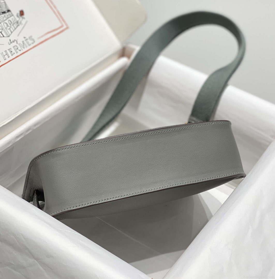 Hermes 316413 Jyspiere Leather Hermes bags Gray h900920