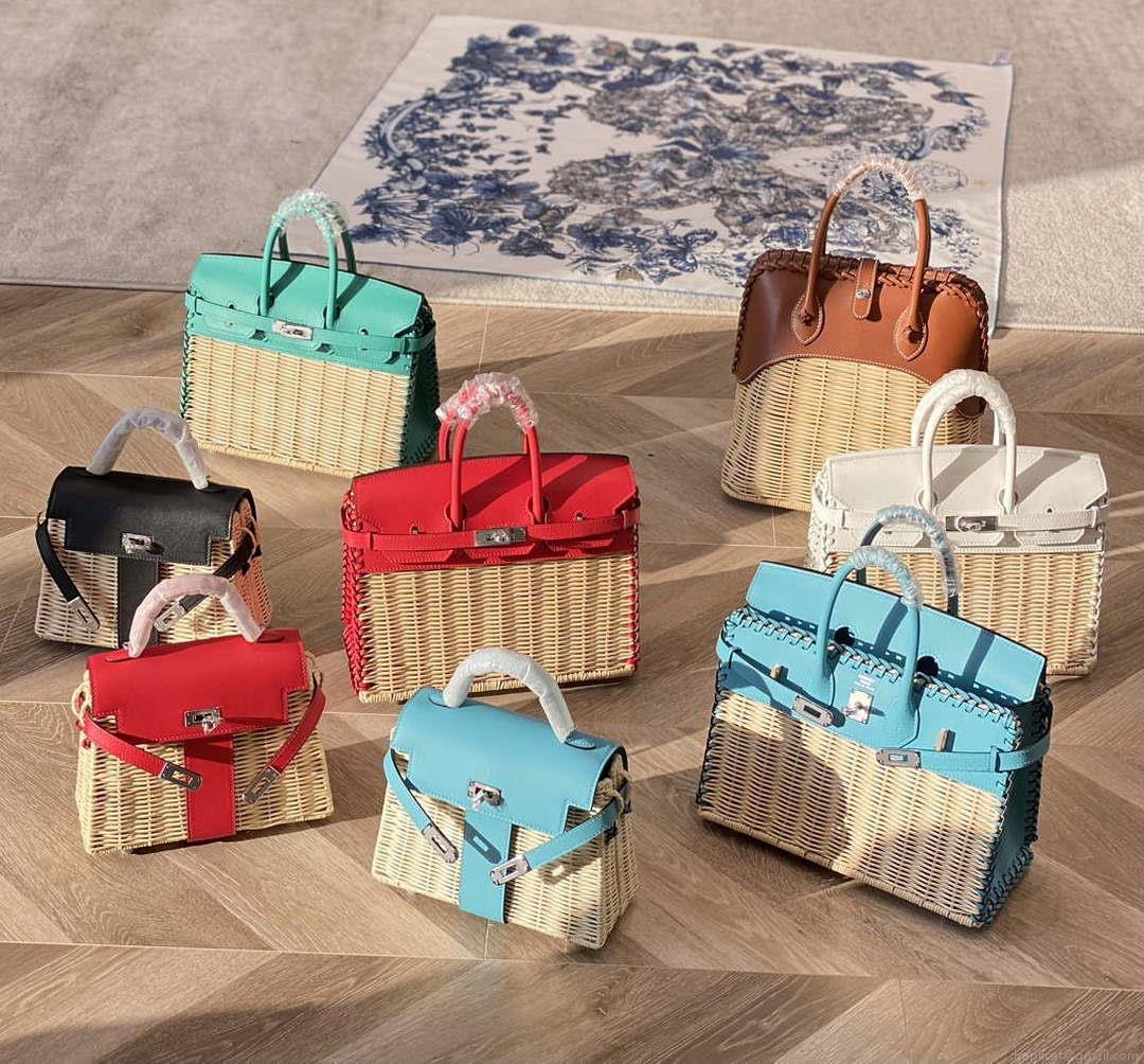 Hermes Picnic Sellier Birkin 25 Barenia Palladium Hardware H21803
