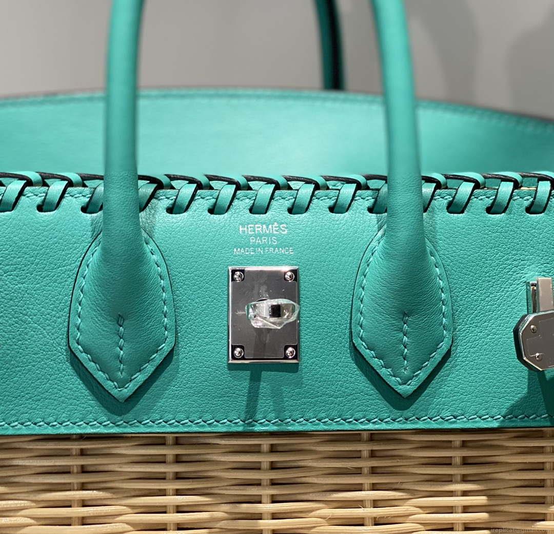 Hermes Picnic Sellier Birkin 25 Barenia Palladium Hardware H21803