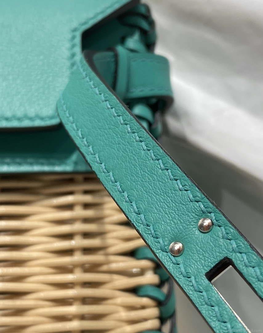 Hermes Picnic Sellier Birkin 25 Barenia Palladium Hardware H21803