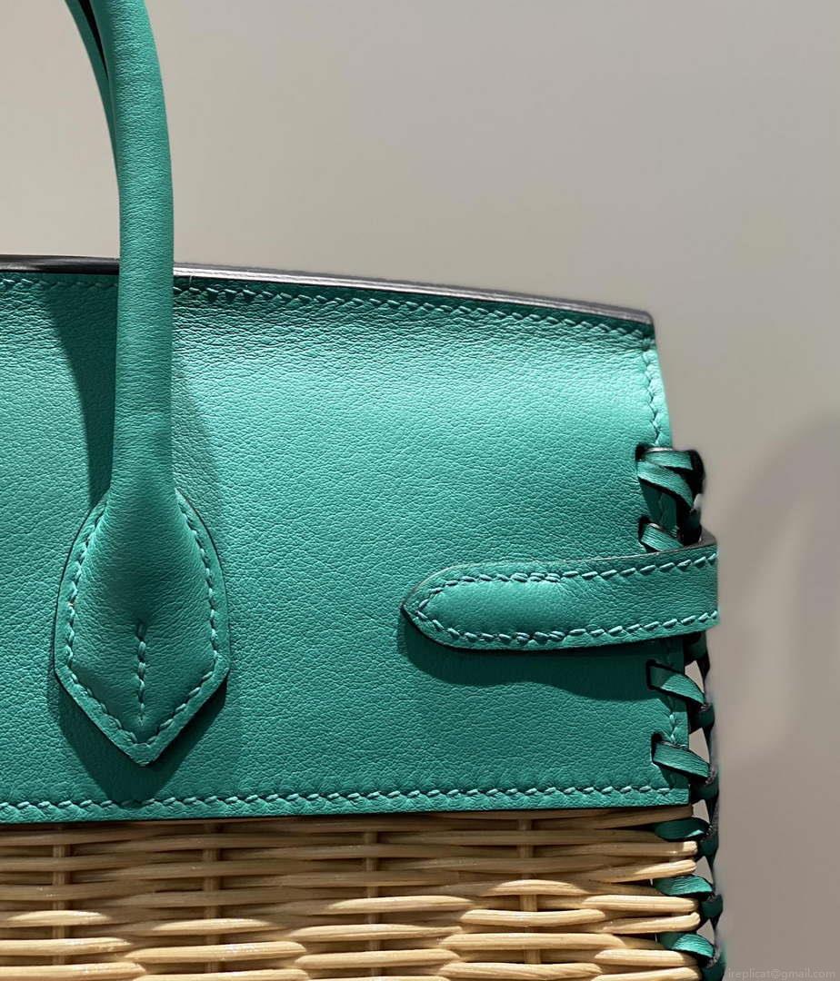 Hermes Picnic Sellier Birkin 25 Barenia Palladium Hardware H21803