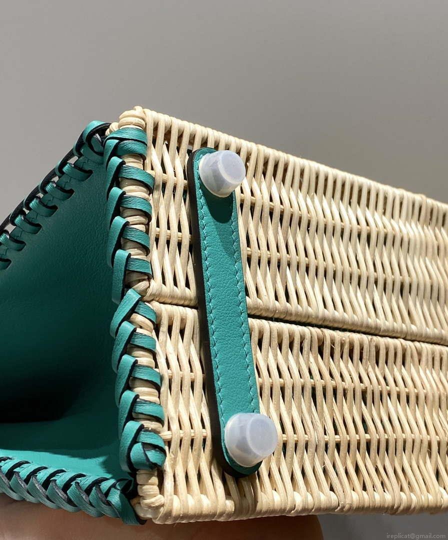 Hermes Picnic Sellier Birkin 25 Barenia Palladium Hardware H21803
