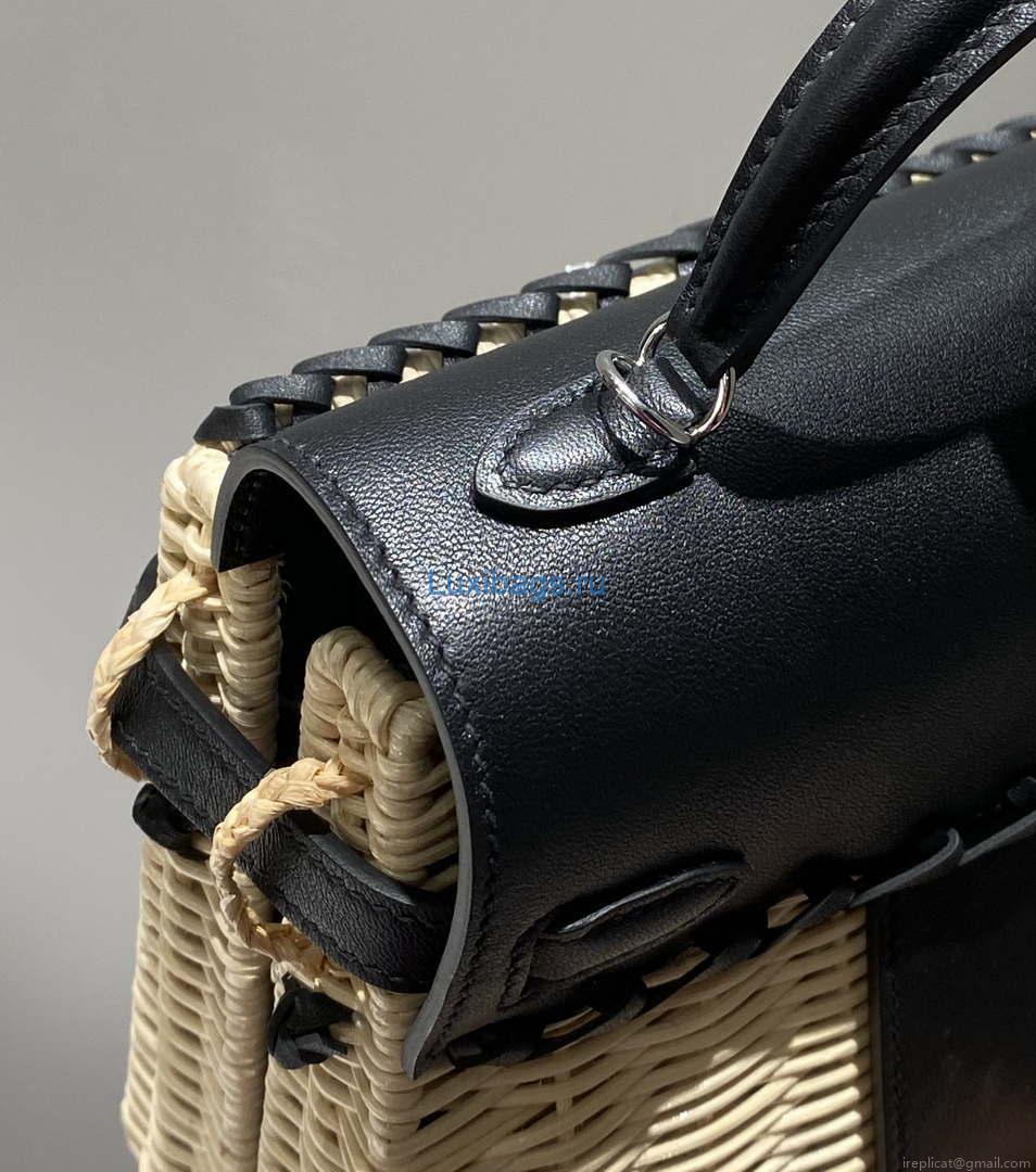 Hermes Picnic Sellier Kelly 22 Barenia Palladium Hardware H21805