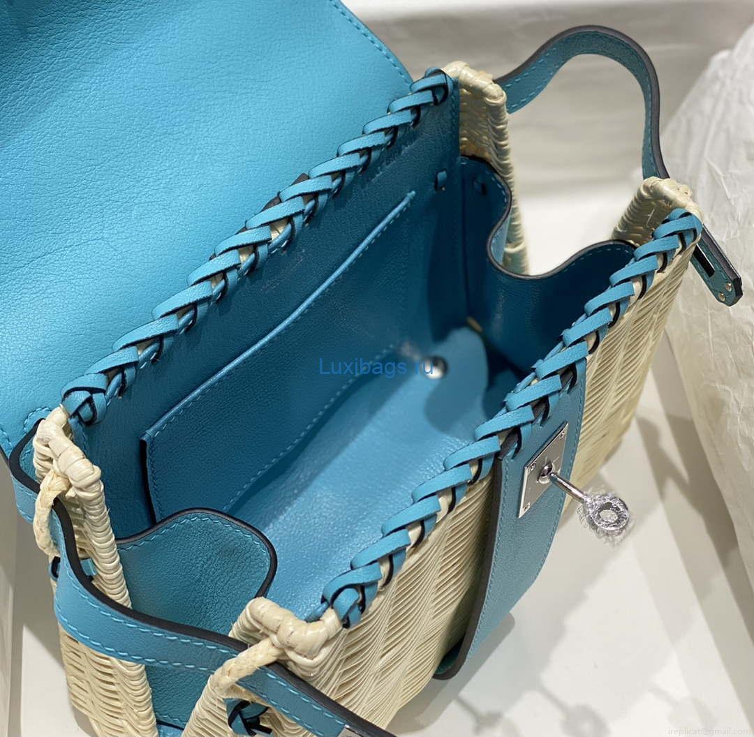 Hermes Picnic Sellier Kelly 22 Barenia Palladium Hardware H21806