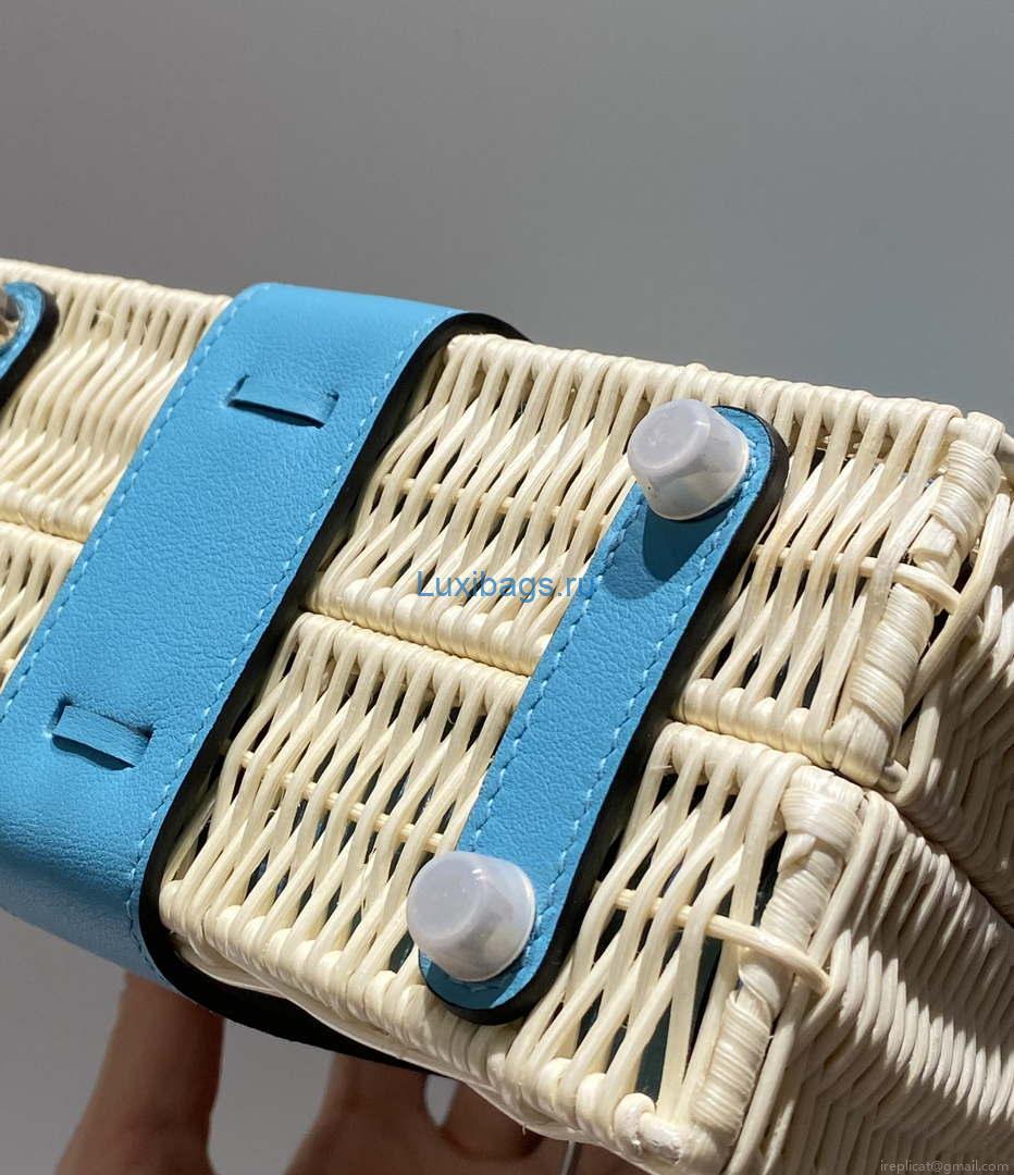 Hermes Picnic Sellier Kelly 22 Barenia Palladium Hardware H21806
