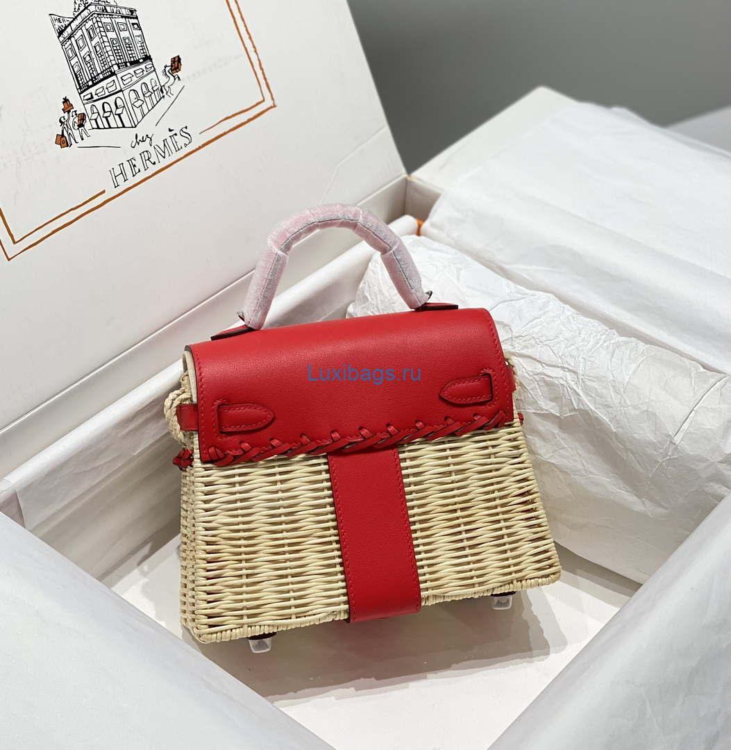 Hermes Picnic Sellier Kelly 22 Barenia Palladium Hardware H21807