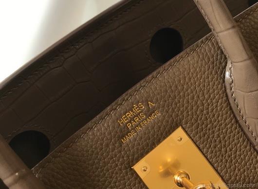 Hermes Birkin Handbags Designer Hermes Tote Bag Togo Leather 28330