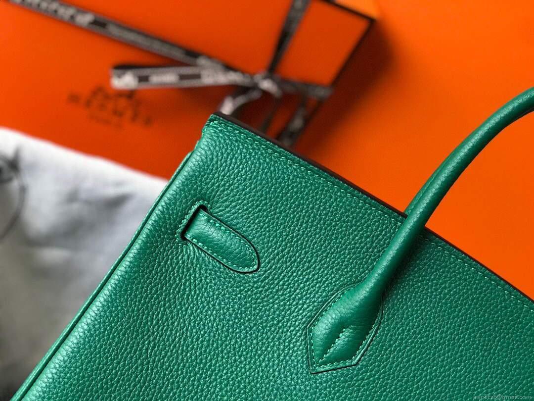 Hermes Birkin Designer Tote Bag Togo Leather 28339 Green