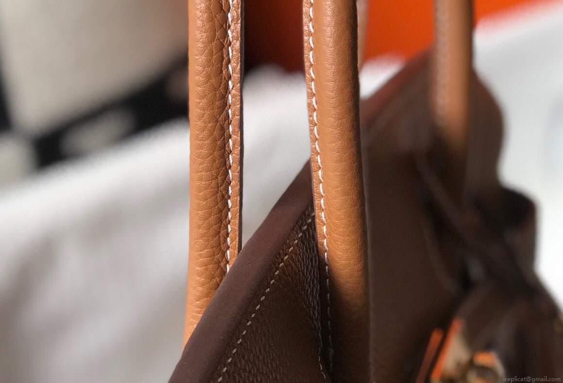 Hermes Birkin Designer Tote Bag Togo Leather 28340 Tan
