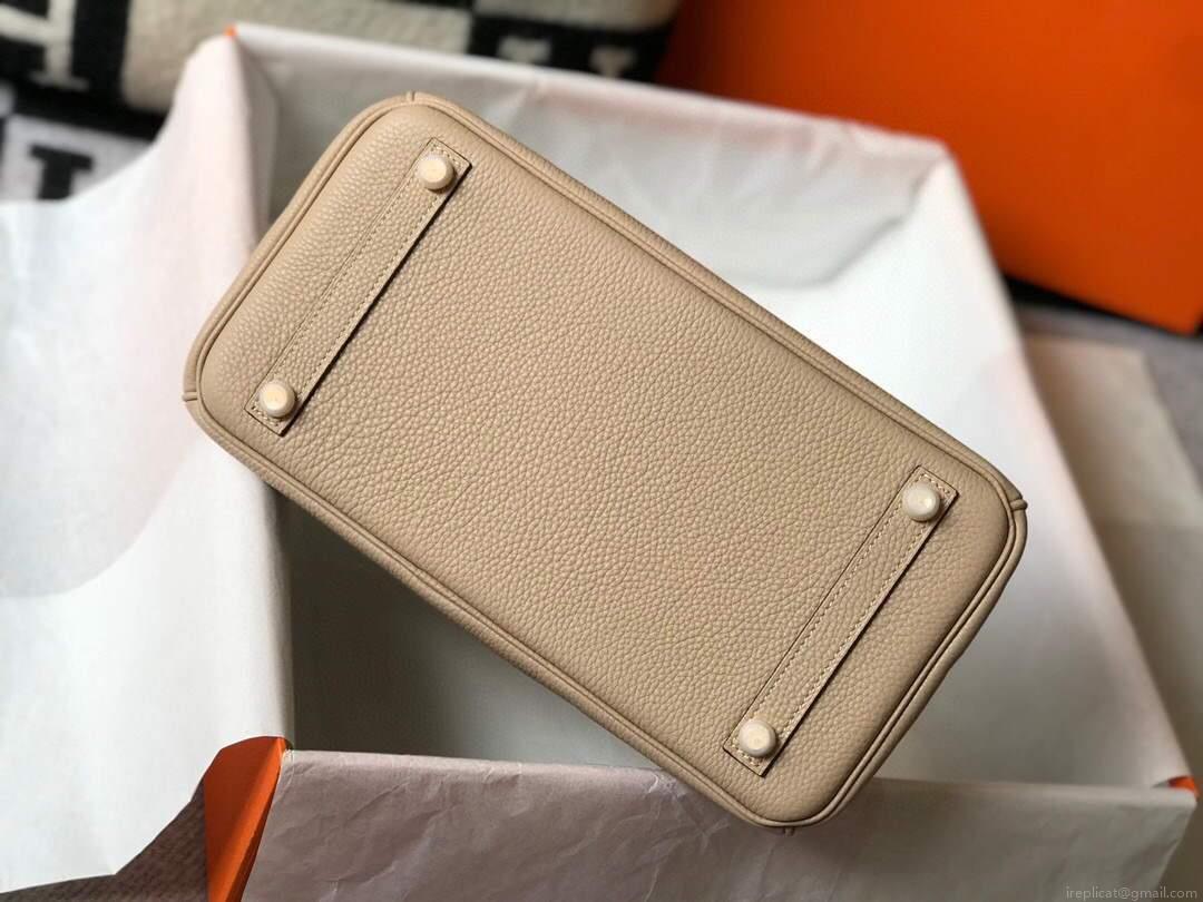 Hermes Birkin Designer Tote Bag Togo Leather 28347 Apricot
