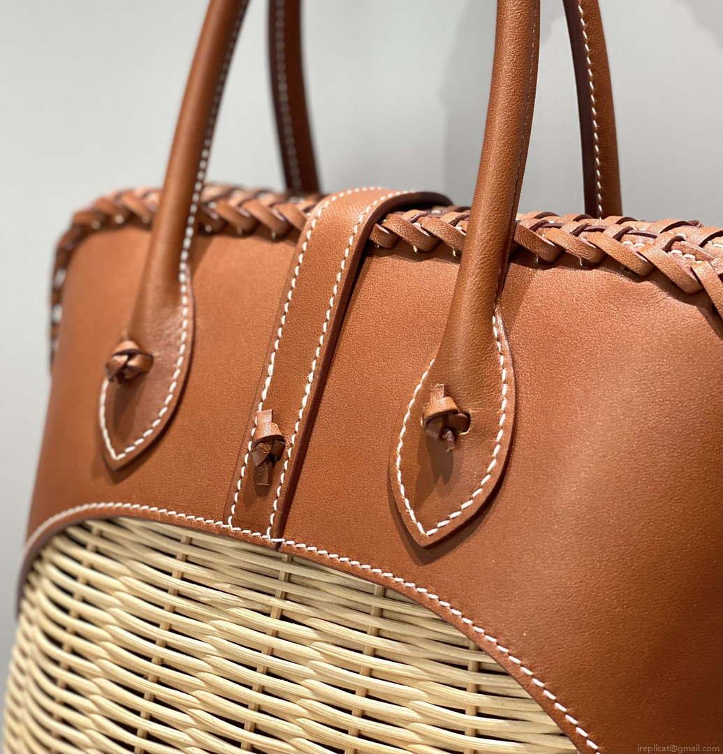 Hermes Picnic Bolide Barenia Palladium Hardware H21809
