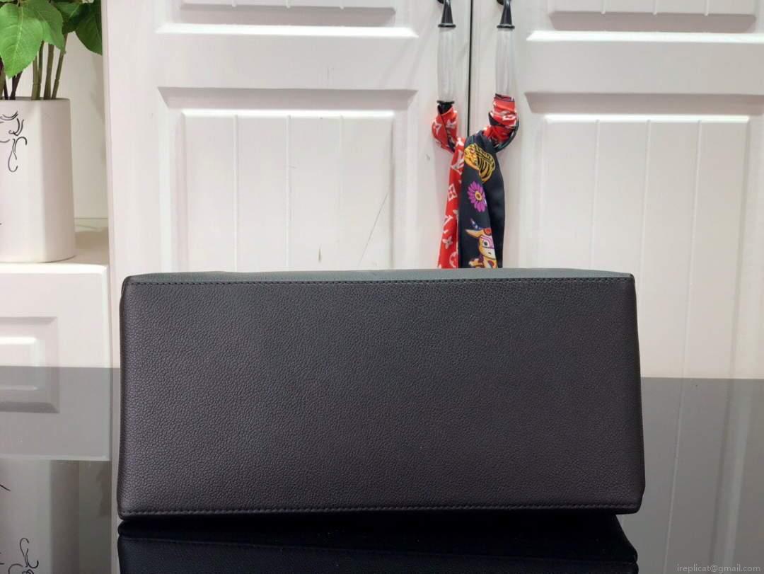 LV M45811 Louis Vuitton Grand Palais Monogram Tote Bag Black M45833